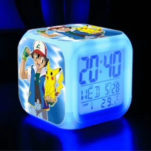 Sveglia/orologio digitale Pokemon - 7 colori (19 motivi diversi)