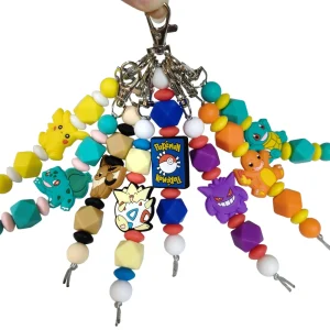 Braccialetti di perline in silicone Pokemon