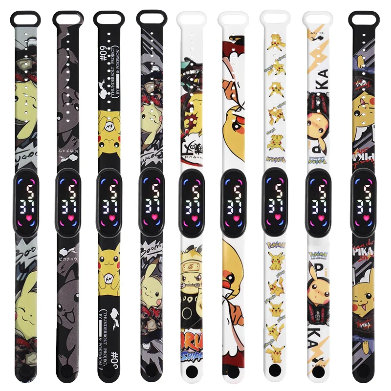 Pokemon Pikachu u. a. Digital Armbanduhr für Kinder - immagine 5