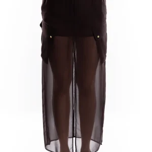 Gonna Ivory in georgette moro