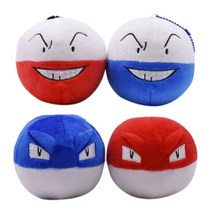 Peluche Pokemon Voltobal / Voltorb e Lektrobal (circa 7 cm)