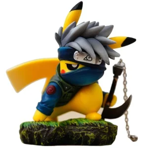 Figura cosplay di Pikachu Naruto Kakashi (circa 10 cm)