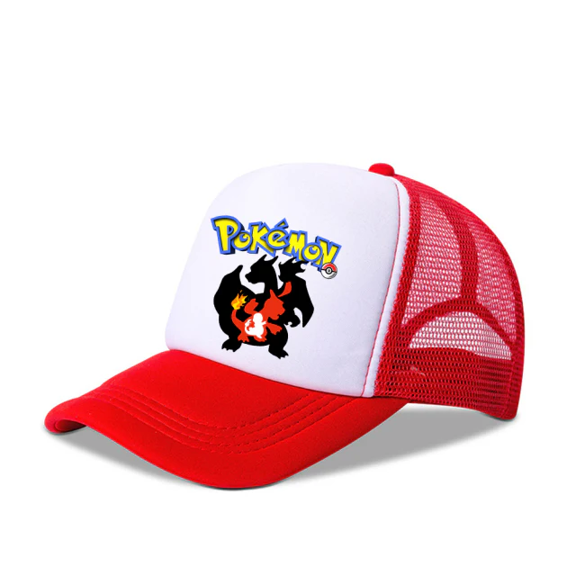 Grandi cappelli da baseball estivi Pokemon Pikachu per bambini - immagine 7