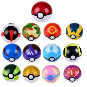 21 pezzi collezione Pokeball Masterball (circa 7cm)