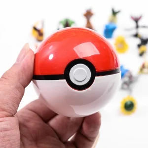 1x pokeball (circa 7 cm) con figura - diverse pokeball tra cui scegliere