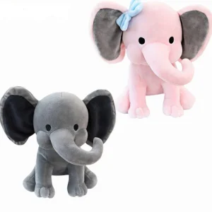 Dolci elefanti di peluche di peluche (circa 25 cm)